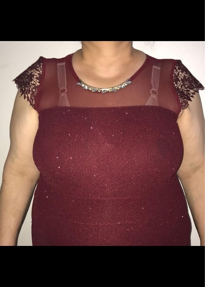 Büyük beden abiye - Görsel 2