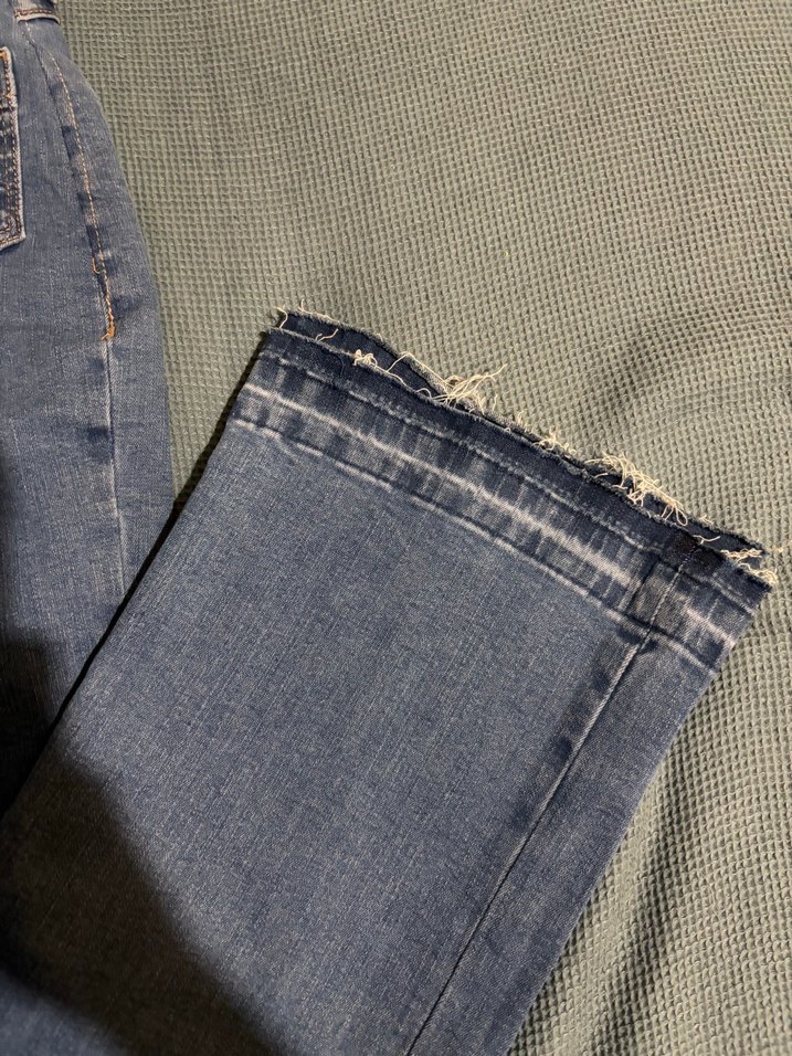 Bershka Yüksek Bel Mavi Denim Jean — görsel 4/5