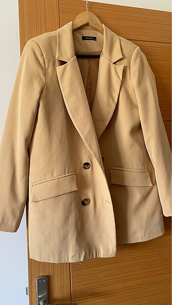 Kahverengi blazer ceket
