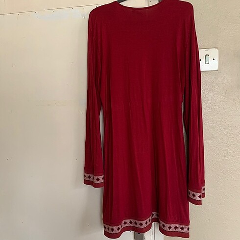 40 Beden bordo Renk Tunik