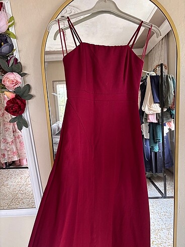 Kırmızı abiye - Görsel 2