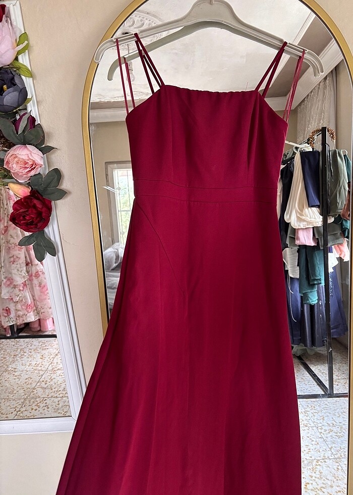 Kırmızı abiye - Görsel 2