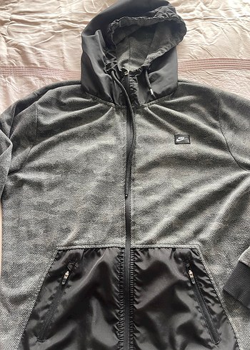 xxl Beden Gri Fermuarlı Erkek Sweatshirt