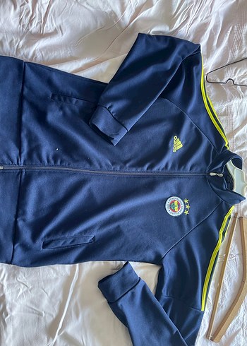 Erkek Lacivert Fermuarlı fenerbahçeli hırka