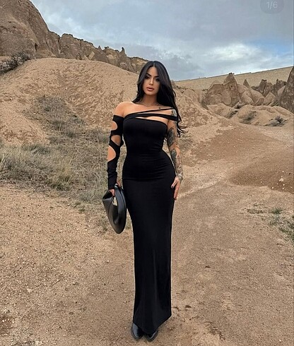 zara uzun elbise