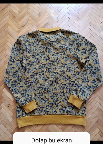 Rugatchi Sarı Desenli Erkek Sweatshirt - Görsel 2