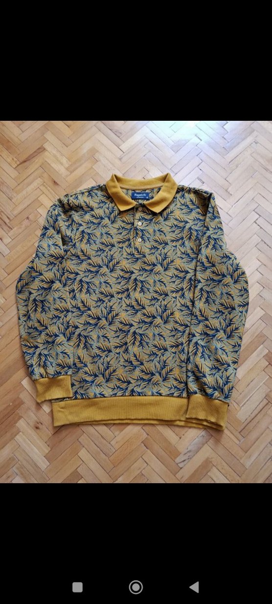 Rugatchi Sarı Desenli Erkek Sweatshirt - Görsel 4