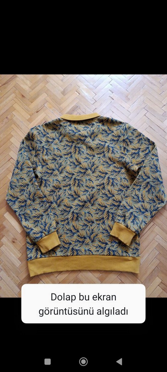 Rugatchi Sarı Desenli Erkek Sweatshirt - Görsel 2