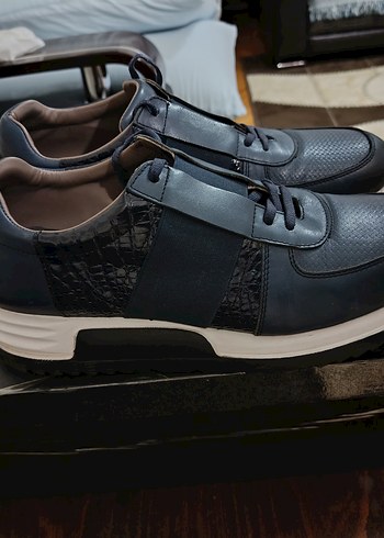 Erkek Mavi Spor Ayakkabı - Görsel 6