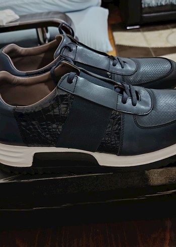 Erkek Mavi Spor Ayakkabı - Görsel 3