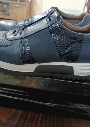 Erkek Mavi Spor Ayakkabı - Görsel 4