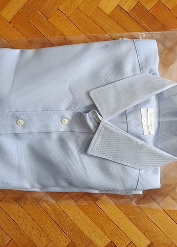 Mavi Erkek Gömlek - Görsel 9