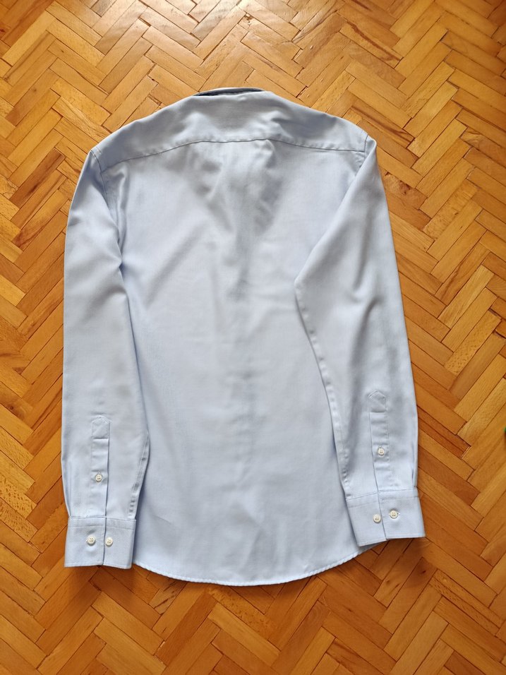 Mavi Erkek Gömlek - Görsel 4