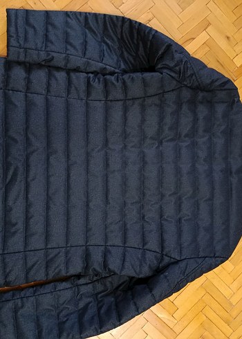 Düğmeli Lacivert Erkek Mont - Görsel 18