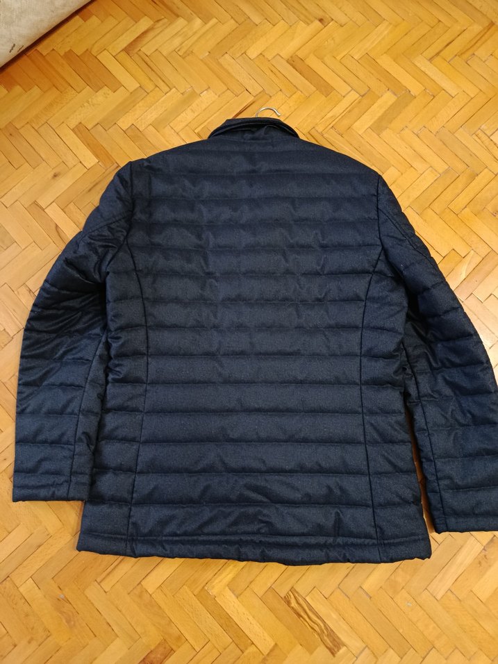 Düğmeli Lacivert Erkek Mont - Görsel 2