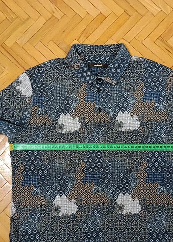 CACHAREL Desenli Polo yaka Tişört - Görsel 9