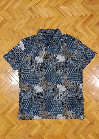 CACHAREL Desenli Polo yaka Tişört - Görsel 14