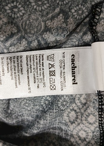 CACHAREL Desenli Polo yaka Tişört - Görsel 19