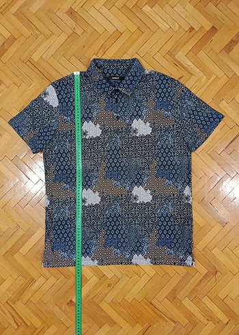 CACHAREL Desenli Polo yaka Tişört - Görsel 11