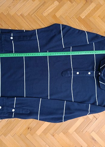 Erkek Lacivert Uzun Kollu Polo Tişört - Görsel 5