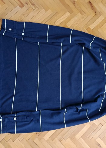 Erkek Lacivert Uzun Kollu Polo Tişört - Görsel 6