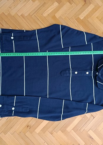 Erkek Lacivert Uzun Kollu Polo sweatshirt - Görsel 4