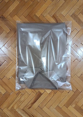 Bej Uzun Kollu Polo Yaka Tişört - Görsel 15