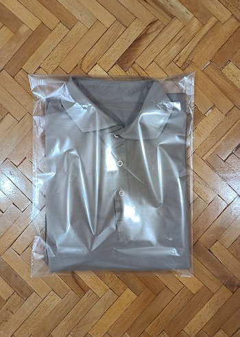 Bej Uzun Kollu Polo Yaka Tişört - Görsel 11