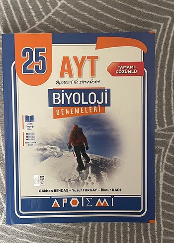 25 AYT Biyoloji Tamamı Çözümlü Denemeleri