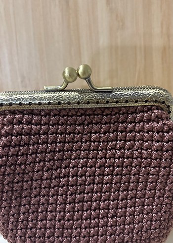 Örgü klipsli cüzdan - Görsel 3