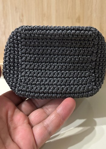 Örgü klipsli cüzdan - Görsel 4