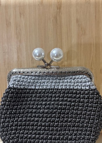 Örgü klipsli cüzdan - Görsel 3