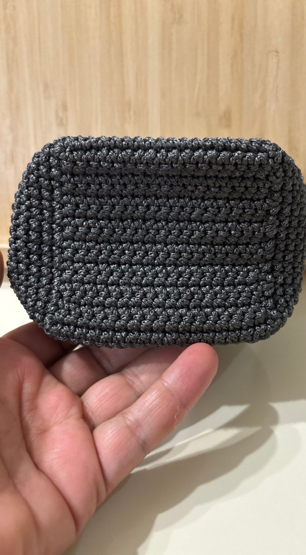 Örgü klipsli cüzdan - Görsel 4