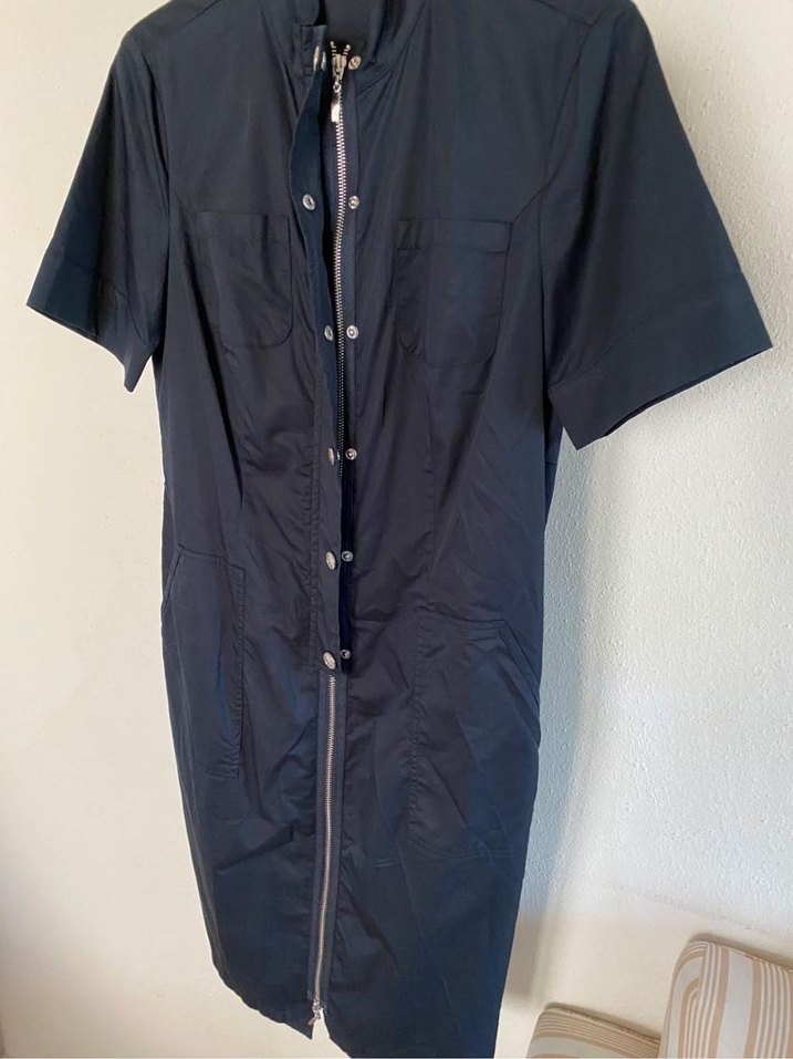 LA LUCE Lacivert Midi Elbise - Görsel 4