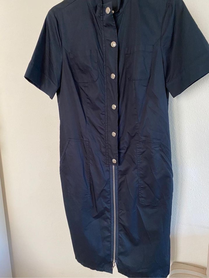 LA LUCE Lacivert Midi Elbise - Görsel 2