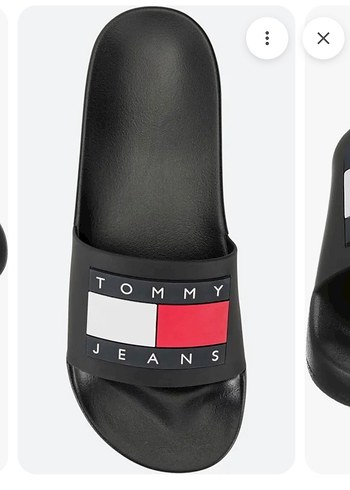 40 Beden siyah Renk Tommy Hilfiger Jeans Terlik 40