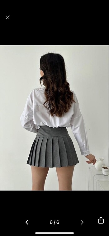 Zara Mini Etek - Görsel 6