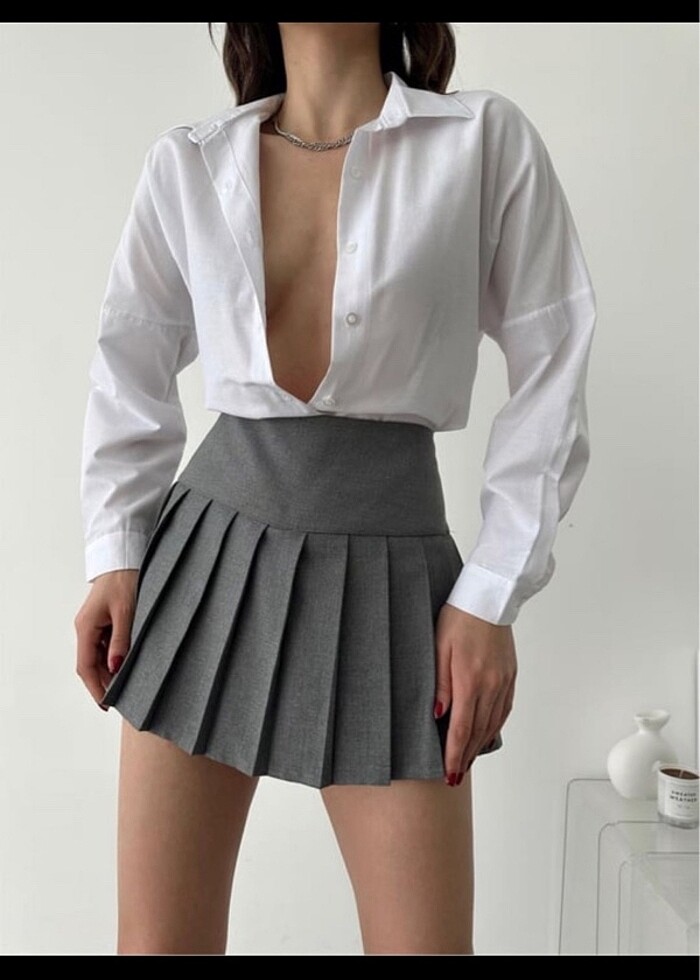 Zara Mini Etek - Görsel 2