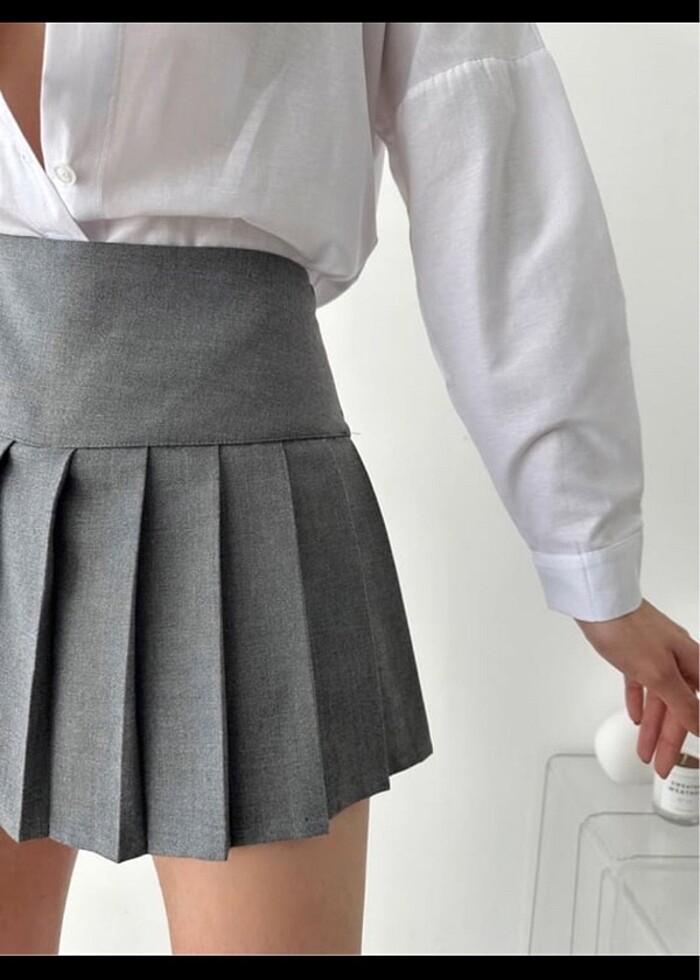 Zara Mini Etek - Görsel 5