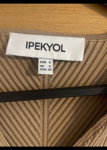 s Beden İpekyol Bej V Yaka İnce Triko Kadın Kazak