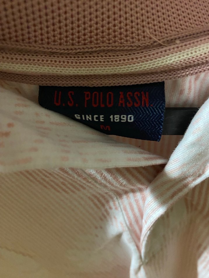 Pembe Desenli Kısa Kollu Polo Tişört - Görsel 5