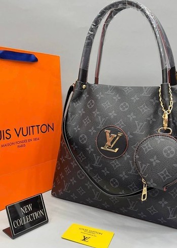 Louis Vuitton Siyah Deri Kadın Çanta