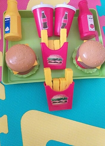 Birlik oyuncak hamburger seti