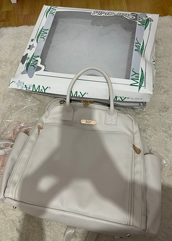 M&Y COLLECTİON DERİ ANNE BEBEK BAKIM ÇANTASI - Görsel 10