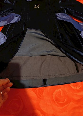 Uzun Kollu laci Gotik Kız Elbisesi - Görsel 3