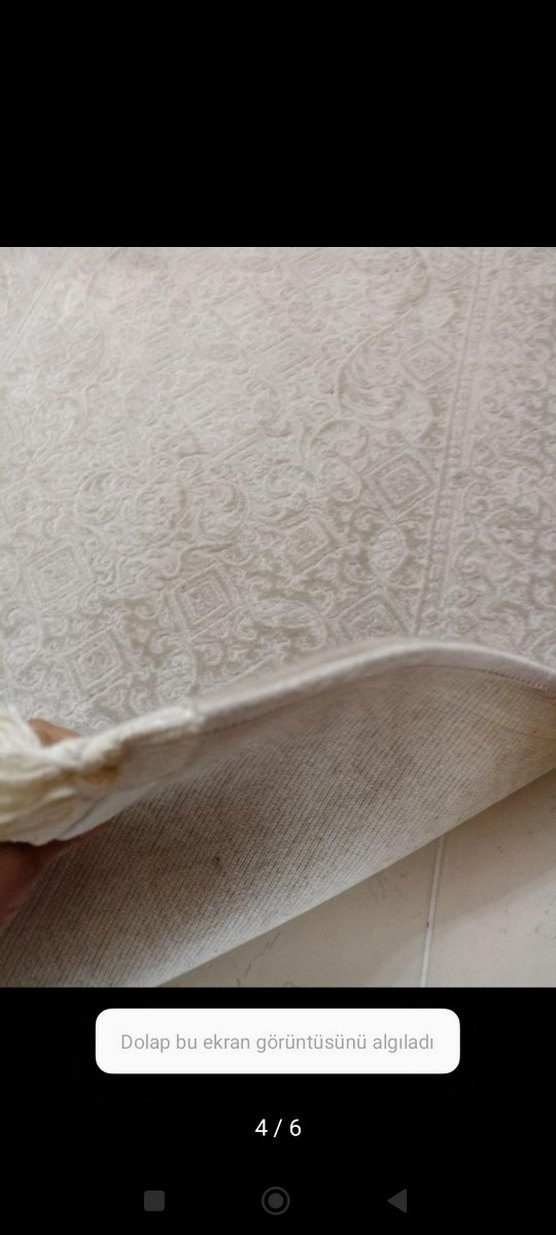 Gri Bej Düz Desen Koşu Halısı - Görsel 5