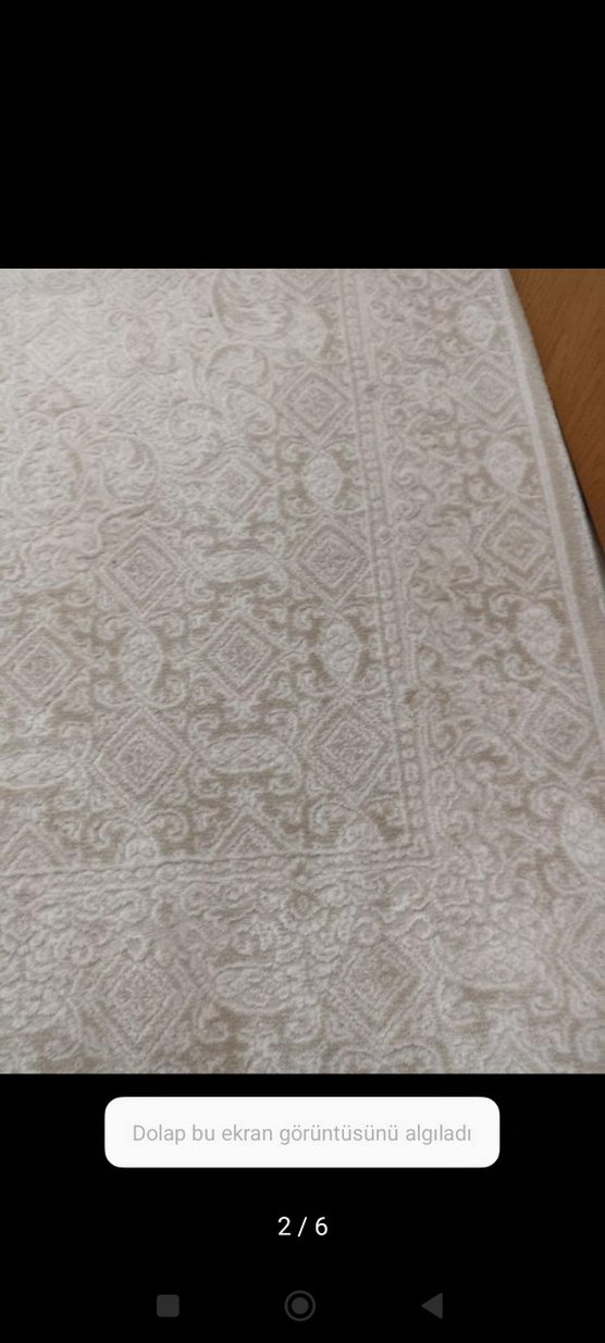 Gri Bej Düz Desen Koşu Halısı - Görsel 2