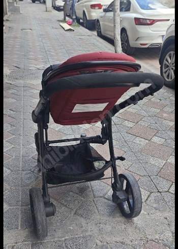 bordo Bebek Arabası - Görsel 5