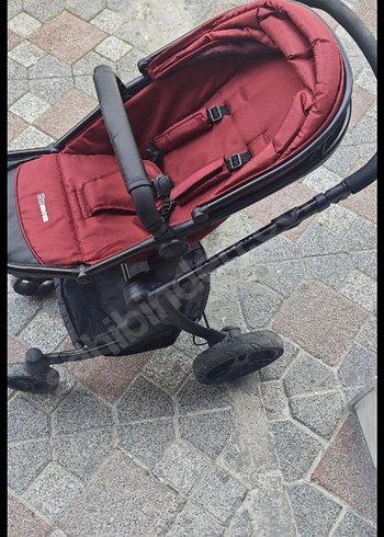 bordo Bebek Arabası - Görsel 2