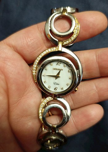 Klasik Altın Renk ÇELİK 
Kadın Kol Saati - Görsel 2